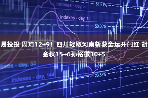 易投投 周琦12+9！四川轻取河南斩获全运开门红 胡金秋15+6孙铭徽10+5