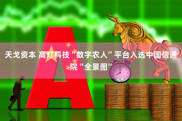 天戈资本 高灯科技“数字农人”平台入选中国信通院“全景图”